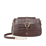 Hidesign Womens Leather Sling Bag- Brown