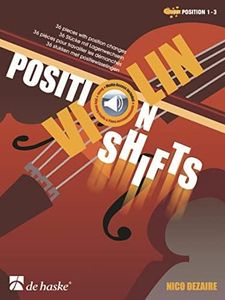 Violin position shifts - 36 pieces with position changes - recueil + enregistrement(s) en ligne -