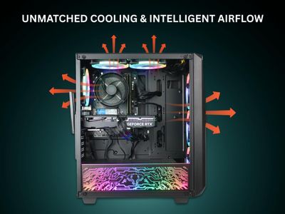 XUM Titan Gaming PC – Ryzen 5, RTX 3050 Desktop Computer