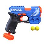 Nerf Rival Knockout XX-100 Blaster, Round Storage, 90 FPS Velocity, Breech Load, Includes 2 Official Rival Rounds, E6594UF1, Multicolor