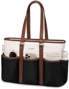 LOVEVOOK Women's Work Tote for Laptop, 17" Teacher/Nurse Utility Bag - Travel/College/Daily, Professional Large Purse Handbag With Multi Pockets