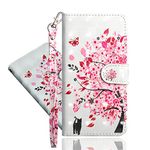 IMEIKONST Samsung A9 2018 Case Cool Animal PU Leather 3D Effect Shell Magnetic Clasp Shockproof Durable bookstyle Card Holder Stand Flip Cover for Samsung Galaxy A9 2018 Tree Cat YX