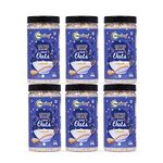 Nutriorg Organic Instant Oats 2.4 Kg (Pack of 6 x 400 gm) | Gluten-Free Oats for Weight Loss | High Fiber & Protein-Rich Oats | Ideal for Oatmeal, Dalia, Porridge, and Overnight Oats