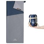 Naturehike Envelope Sleeping Bag – Ultralight Portable, Waterproof, Compact,Comfortable with Compression Sack - 3 Season Sleeping Bags for Traveling, Camping, Hiking, Outdoor Activities