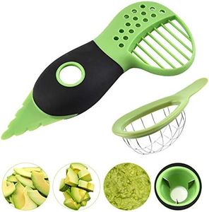 Avocado Coltello, pelapatate 4 in 1 e tritatutto per avocado in ABS ecologico Set di strumenti ergonomici per avocado per mango, kiwi Confezione da 2