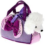 Aurora, 32731, Fancy Pal, Poodle with Bow, 8In, Soft Toy, Purple