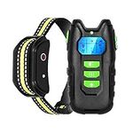 Dog Training Collar with Remote, Rechargeable Waterproof Home Dog Training Device Controller Safe Behavior Correct Dog Trainer for Small Medium Large Dogs, Up to 1000Ft Remote Range