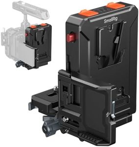 SMALLRIG Intelligent Power Management V Mount Battery Mount Plate, D-Tap & BP Ports for Multiple Batteries Power Supply, Compact Camera Video Rig with Plate for Arca-Swiss, Screen Protector - 5899