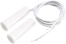 uxcell N.C. Recessed Wired Security Window Door Contact Sensor Alarm Magnetic Reed Switch White RC35