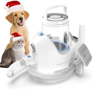 Tondeuse Chien Professionnelle, Neakasa P2 Pro 15000 Pa Aspirateur Poil de Chien Chat avec 5 Outils, Tondeuse Chat avec 5 Peignes, 2L Ultra-Récipient pour Poil Long Epais, Silencieuse