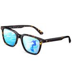 Carfia Polarized Men's Sunglasses UV400 Protection for Driving Fishing Hiking Golf Outdoor Sport Glasses