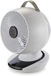 Meaco MeacoFan 360 Personal Air Circulator Cooling Fan for Bedroom, Desktop, Ultra-Quiet, Energy efficient- White (Energy Class A),1056