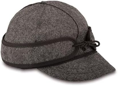 Stormy Kromer The Lil' Kromer Cap, Charcoal, 6 3/4