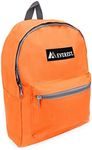 Everest Basic Backpack, Orange, One