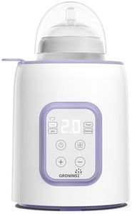 GROWNSY Bottle Warmer, 8-in-1 Fast Baby Bottle Warmer for Breastmilk or Formula, Smart Temperature Control and Automatic Shut-Off Milk Warmer, Baby Essentials for Newborn- Purple