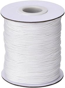 Outus 109 Yards/Roll White Braided Nylon Lift Shade Cord for Aluminum Blind Shade, Gardening Plant and Crafts (1.0 mm)