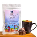 INDIC ORGANICS Artisanal Cacao Powder From Tulunadu Region Of Karnataka & Kerala | Non-Alkalized, Unsweetened, Slow Roasted & Minimally Processed | For Hot Chocolate & Baking(250 Grams)