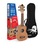 Octopus UK205 soprano ukulele in natural Full
