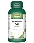 Hyaluronic Acid 75mg with Vitamin C 60 Capsules Supplement for Skin and Joints Alternative to Serum | High Molecular Weight (1 Bottle)