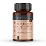 Pureclinica High Potency Ginkgo Biloba 30,000mg x 90 Tablets - 3 months supply - 5 times The strength of competitor products