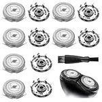 6 Pack Replacement Shaver Heads for Philips, Series 1000, 2000, 3000, 5000, Replacement Blades for Philips with Cleaning Brush, Compatible with Phillips Series AT8xx/AT7xx/PT7xx