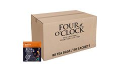 Four O'Clock Espresso Chai Tea Organic Fairtrade, Non-Gmo, Kosher, Gluten-Free, 80 Teabags