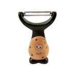 Joie Kitchen Gadgets Spud Dude Y Peeler, Stainless steel blade, Green, One Size