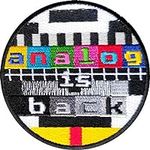 Analog is Back Retro Patch Vintage 