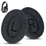 Fabric Comfort - Wzsipod Ear Pads for Bose QuietComfort 35/ QC35ii Headphones, Compatible with QC45 QC25 QC2 QC15 & More Series, Replacement Exclusive Styles, S2