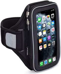 Sporteer Entropy E8 Running Armband - Compatible with iPhone 15 Pro Max, 15 Plus, 14/13 Pro Max, 15/14/13 Pro, iPhone 15/14/13, Galaxy S23 Plus, S22 Plus, Pixel, & Many More Mobile Phones - FITS CASES