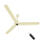 atomberg Ikano 1400mm BLDC Ceiling Fan with Remote Control | BEE 5 star Rated Energy Efficient Ceiling Fan | High Air Delivery with LED Indicators | 1+1 Year Warranty (Gloss Ivory)