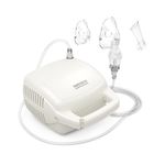 MEDTECH Handyneb Gold Compressor Nebulizer Machine with Storage Bag with Complete Mask Kit for Adult and Child (White)