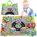 SYNARRY Soft Car Toys for 1 Year Ol