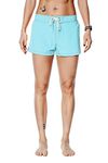 Nonwe Women's Beach Shorts Quick Dry Soild Lightweight Blue 38