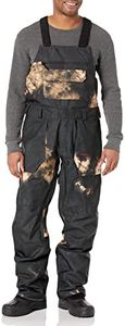 Volcom Men's Roan Bib Overall Snowboard Pant, Bleach Black S3, X-Small