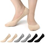 Women's No Show Socks - Low Cut Shoes Liners No Slip Dress Socks for Loafers Flats