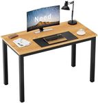 Need Small Computer Desk Writing Desk 39 3/8'' L Study Desk for Small Space Sturdy and Heavy Duty Home Office Desk for Dormitory/Meeting Room AC3BB100