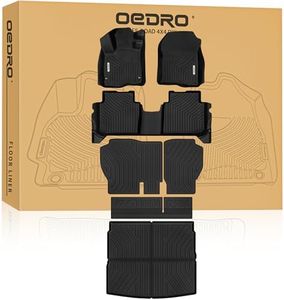 OEDRO Floor Mats Cargo Liner Set Fit for Honda CRV 2023 2024 2025 2026 All Models (Gasoline & Hybrid), Custom Fit All Weather Floor Liners & Trunk Mat TPE Rubber Liners CRV Accessories