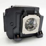 GOLDENRIVER Ep85 Projector Lamp Genuine Original OEM Bulb with Housing Compatible with EPSON ELPLP85 PowerLite Home Cinema 3000 3500 PowerLite Home Cinema 3510 3600e Power by USHIO OEM Bulb