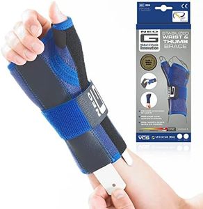 Neo-G Wrist and Thumb Support Stabilized – Carpal Tunnel Wrist Splint – Wrist Support for Arthritis, Tendonitis, Joint Pain - Wrist Brace Adjustable Compression Hand Support Left Hand
