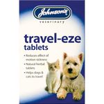 Travel-eze Natural Herbal Motion Sickness Relief Tablets for Cats & Dogs, Pack of 24