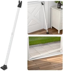 SECURITYMAN Adjustable Door Security Bar - Constructed of High Grade Iron - Great for Apartment Security or Home Protection Door Stoppers - (22.25” - 43.7” for Doors) (22.25” - 39.25” for Patio Doors)