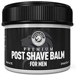 Gentlemans Face Care Club Aftershave Balm For Men - Vegan Friendly After Shave Post Shave Gel With Witch Hazel + Aloe Vera - Calms Sensitive Skin & Razor Burn Fast