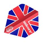 Unicorn UltraFly Dart Flights | UK Union Jack Design | Ultra Durable 100 Micron Polyester PET | Standard Plus Shape