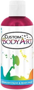 Custom Body Art 8-ounce Pink Water Based Airbrush Body Art & Face Paint