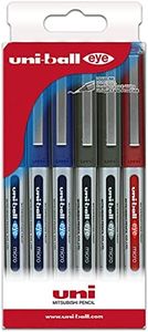 Uni-Ball Astuccio 6 roller Inchiostro liquido UB-150 colori assortiti