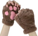 Women Girls Cat Bear Paw Claw Glove