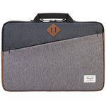 Targus Strata II Protective Laptop Sleeve with Lightweight Durable Padding, Front Zip Pocket Pouch, Handles, Slipcase fits 15.6-Inch Laptop, Gray (TSS937)