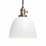 PathsOn Industrial Vintage Loft Bar Kitchen Island Edison Metal Chandelier Hanging Pendant Ceiling Light Lamp Fixture Switch Lighting E27 (White)