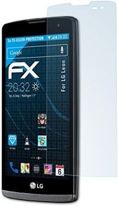 atFoliX Film Protection d'écran compatible avec LG Leon Protecteur d'écran, ultra-clair FX Écran protecteur (3X)